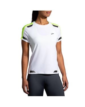 Brooks Run Visible Short Sleeve Tee - White
