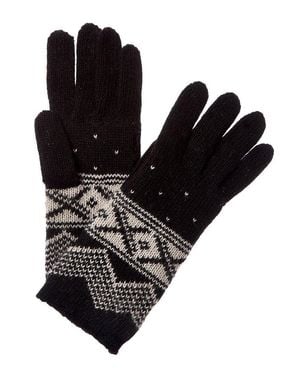 Portolano Nordic Design Cashmere Gloves - Black