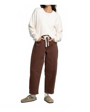 Thread & Supply Anees Barrel Pant - White