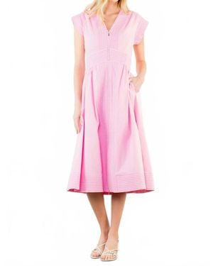 Thml Mirel Zipper Up Dress - Pink