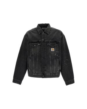 Carhartt Helston Smith Denim Jacket - Black