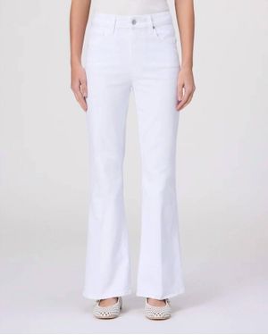 PAIGE Marlow Skimmer Jeans - White