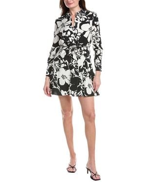 Sam Edelman Floral Shirtdress - Black