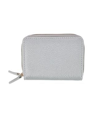Buxton Stylish Colored Multi Card Case Wizard Wallet - Gray