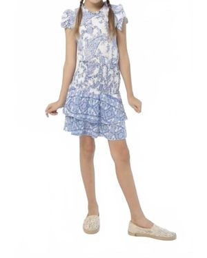 Joyous & Free Girls Paisley Isabell Dress - Blue