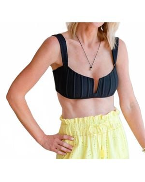 Phie Collective Shelley Bathing Suit Top - Black
