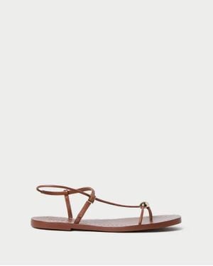 Loeffler Randall Lara Strappy Flat Sandal With Ball - Multicolor