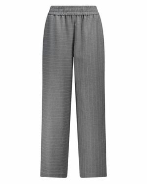 Alice + Olivia Benny Baggy Pull Up Pant - Gray