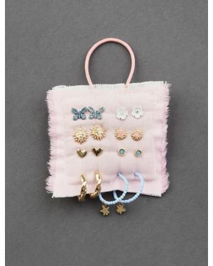 Lucky Brand Colorful Multi Earring Set - Gray