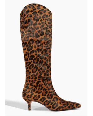 SCHUTZ SHOES Maryana Lo Wide Boot - Brown