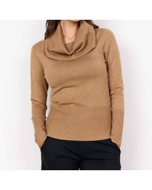 Soya Concept Dollie Cowl Sweater - Natural