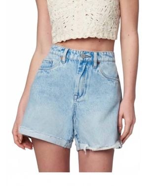 Blank NYC The Perry Mom Short - Blue