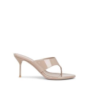 Paris Texas Lidia Thong Mule Sandal - White