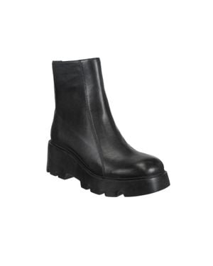 Naked Feet Xenus Platform Ankle Boot - Black