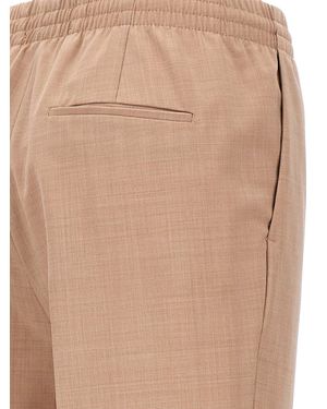Cellar Door Polyester Casual Pants - Natural