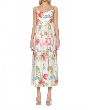 CHRISTY LYNN Nixie Midi Dress - White