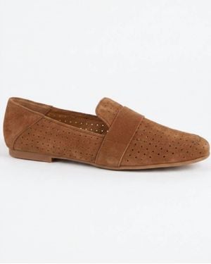 All Black Perf Loafer - Brown