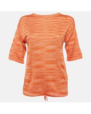 Missoni Striped Knit Top - Orange