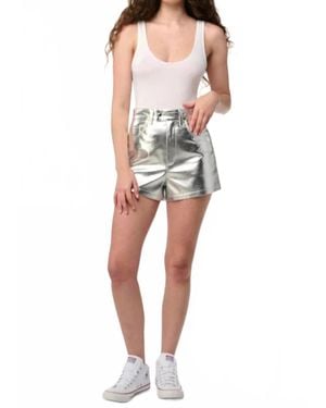 Blank NYC Space Walk Short - Metallic