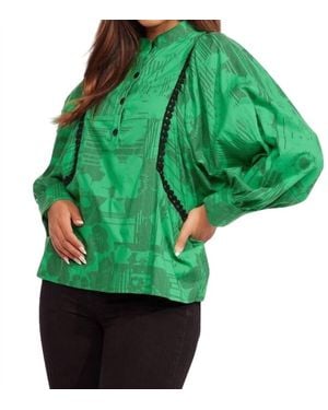 Eva Franco Neem Blouse - Green