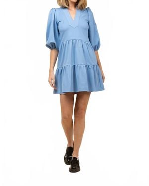 Smith & Quinn Tory Ponte Dress - Blue
