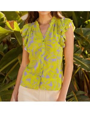 Caballero Emma Top - Yellow