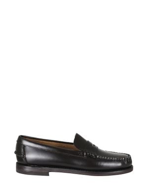 Sebago Classic Dan Cowhide Penny Loafers - Black