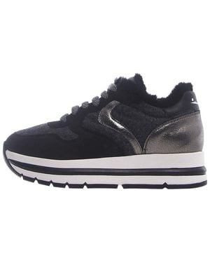 Voile Blanche Maran Leather Sneaker - Blue