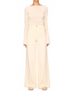 DL1961 Hepburn Wide Leg - Natural
