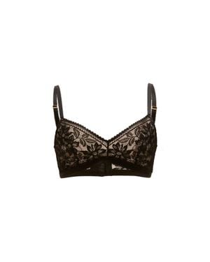 Wolford Lace Triangle Bra - Black