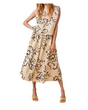 Hunter Bell Fallon Midi Skirt - Metallic