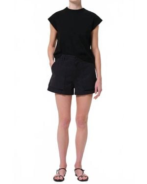 Agolde Kiva Cargo Short - Black