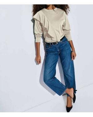 Nation Ltd Farrah Flounce Top - Blue