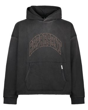 Represent Embellished Hoodie With Relaxed Fit - Black