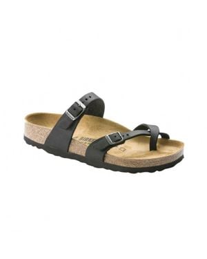 Birkenstock Mayari Oiled Leather Sandals - Brown