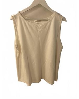 Renuar Sleeveless Knit Top - Natural