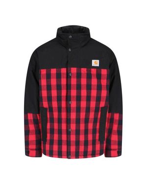 Junya Watanabe Checked Technical Jacket - Red