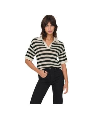 Jacqueline De Yong Marabou T-Shirt - Black