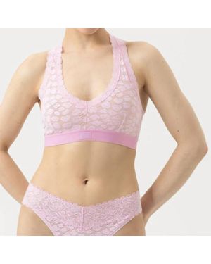 Mey Savage Lace Bustier Bra - Purple