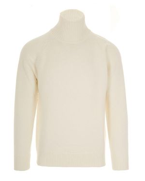 Paolo Pecora High Neck Sweater - White