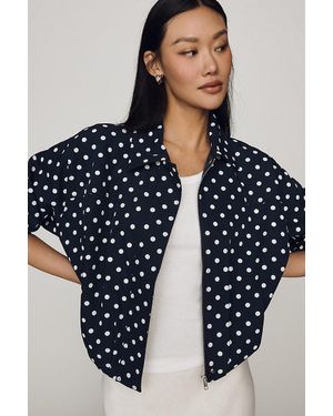 Siempre Polka Dot Jacket - Blue