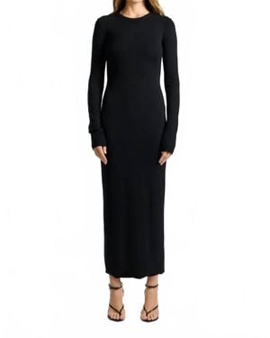 Cotton Citizen Verona Crewneck Maxi Dress - Black