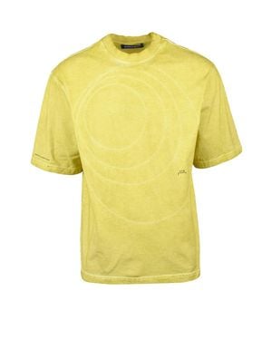 A_COLD_WALL* Stitch Cotton T-Shirt - Yellow