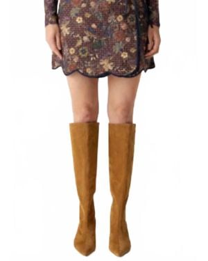 Marie Oliver Julissa Mini Skirt - Brown