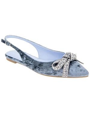 BCBGeneration Katly Velour Flat - Blue