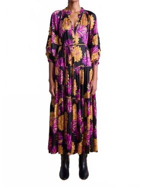 Apiece Apart Noto Maxi Dress - Red