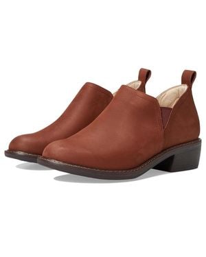 Alegria Merle Boots Tawny Burnish Leather Ankle Bootie Rhs9440 - Brown