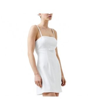 French Connection Whisper Ruth Bow Mini Dress - White