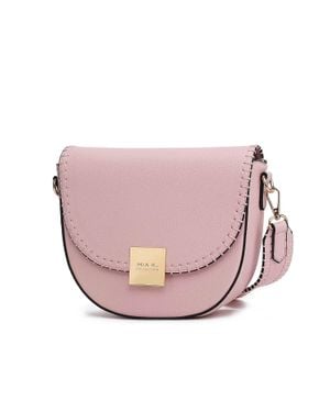 MKF Isa Crossbody Bag Stylish And Functional Accessory By Mia K - Pink