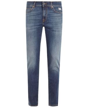 Roy Rogers Medium Carlin Five-Pocket Slim Straight-Leg Jeans - Blue